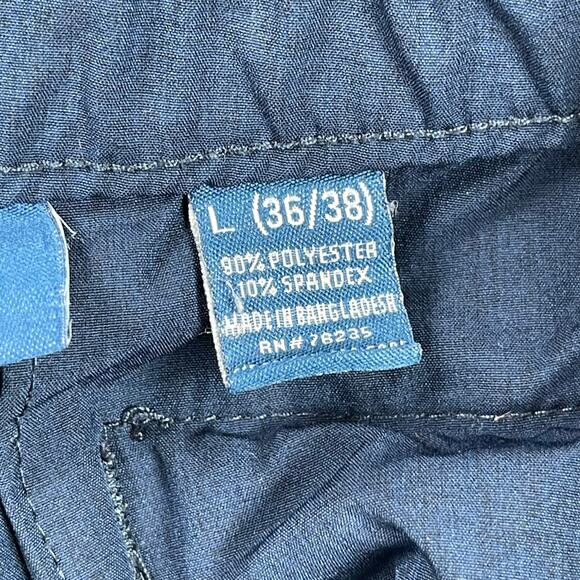 Reel Legends Pants Men Large 36/38 x 29" Inseam Navy Cargo Convertible to Shorts - Picture 14 of 16